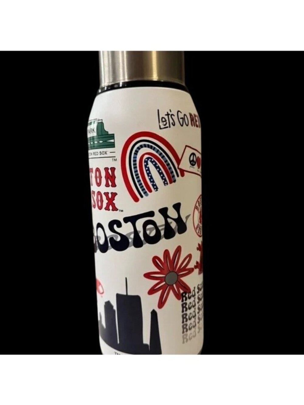 Boston Red Sox Stainless Steel 34 Oz Loco Thermos MLB Team Logos New with Tag - Picture 4 of 6